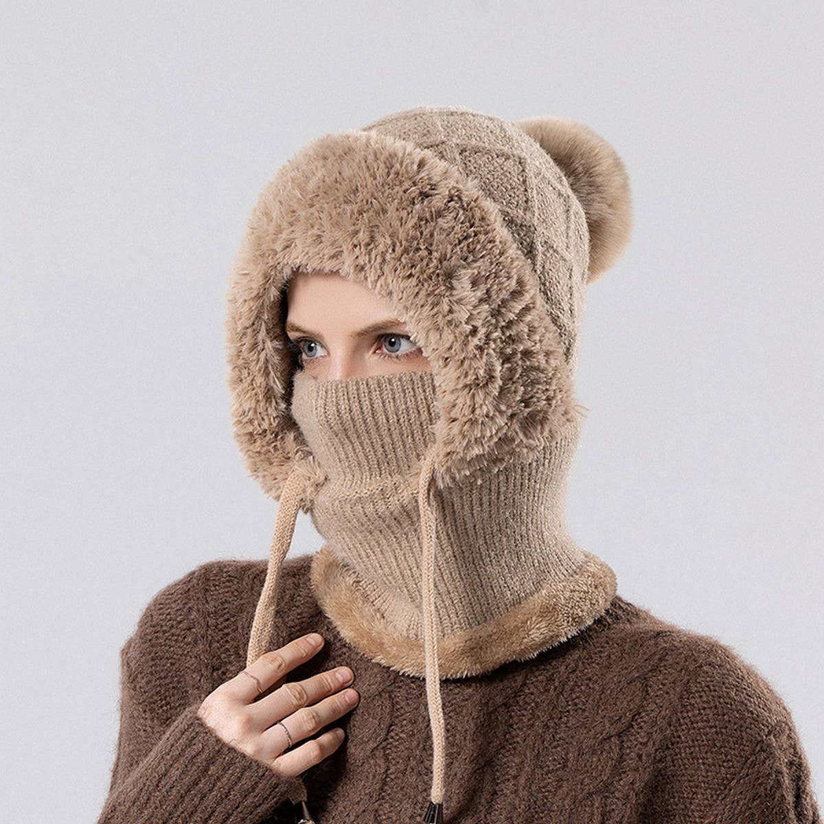WINTER HAT, MASK, NECK GAITER AND HOOD