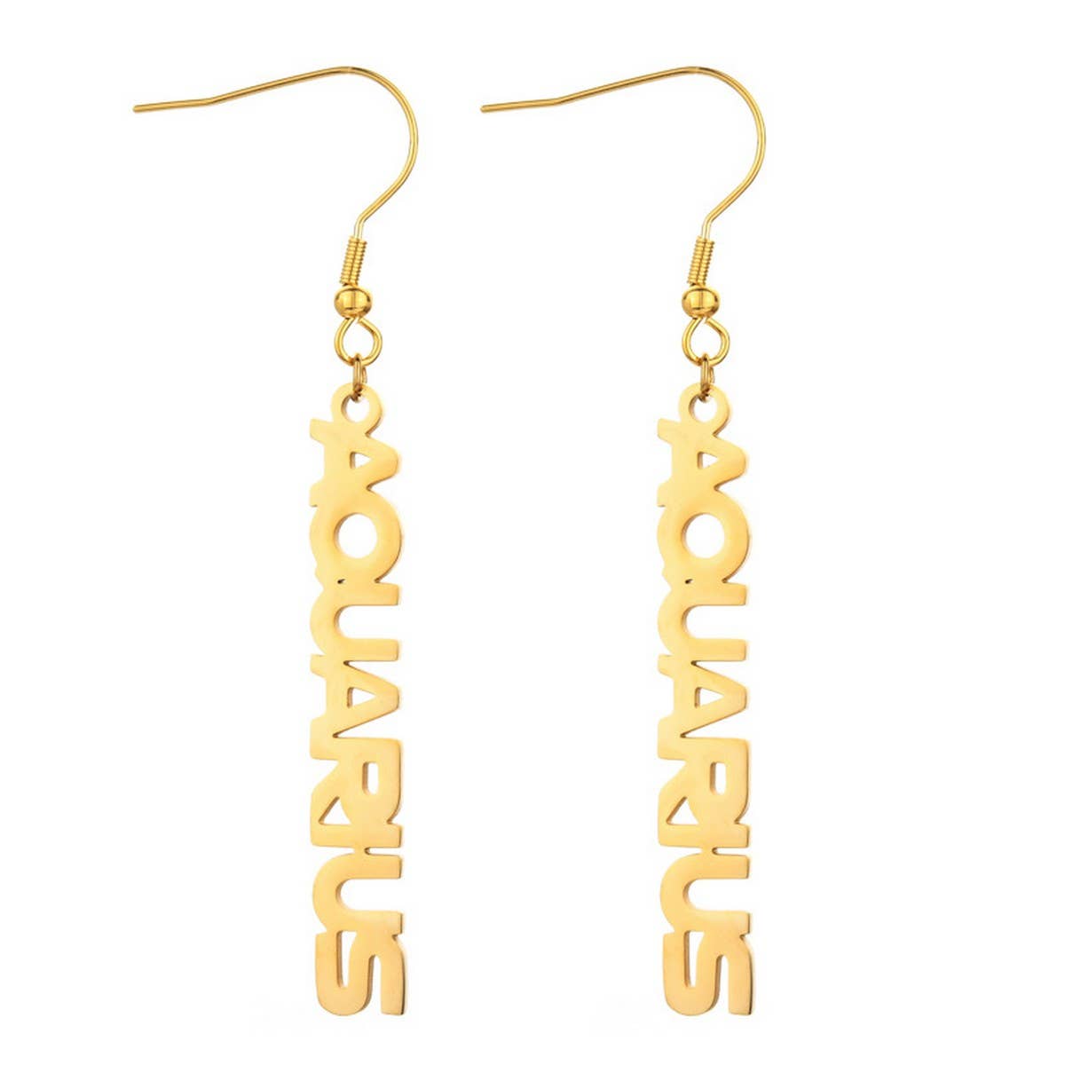 STAINLESS STEEL 12 CONSTELLATION LETTER PENDANT_CWMM2725