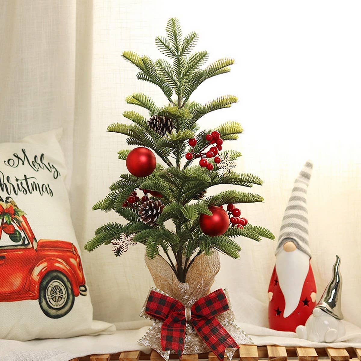 Nordic Style PE Wood Christmas Wreath Decor_CWAJE05400