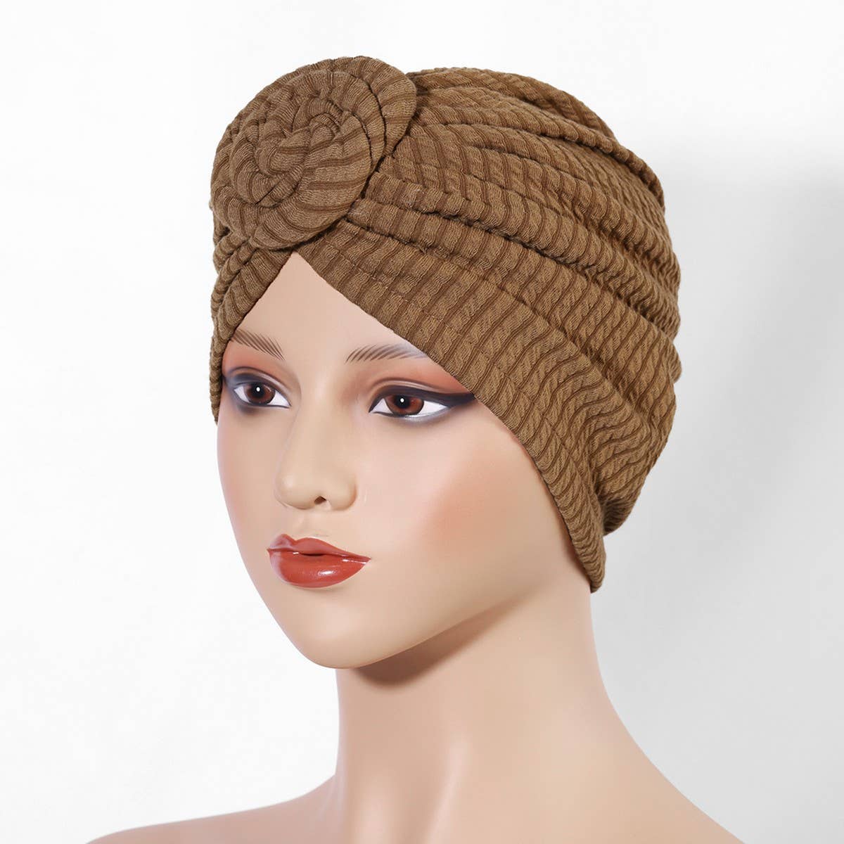 CLASSIC THICKENED ELASTIC FLORAL HEADSCARF
