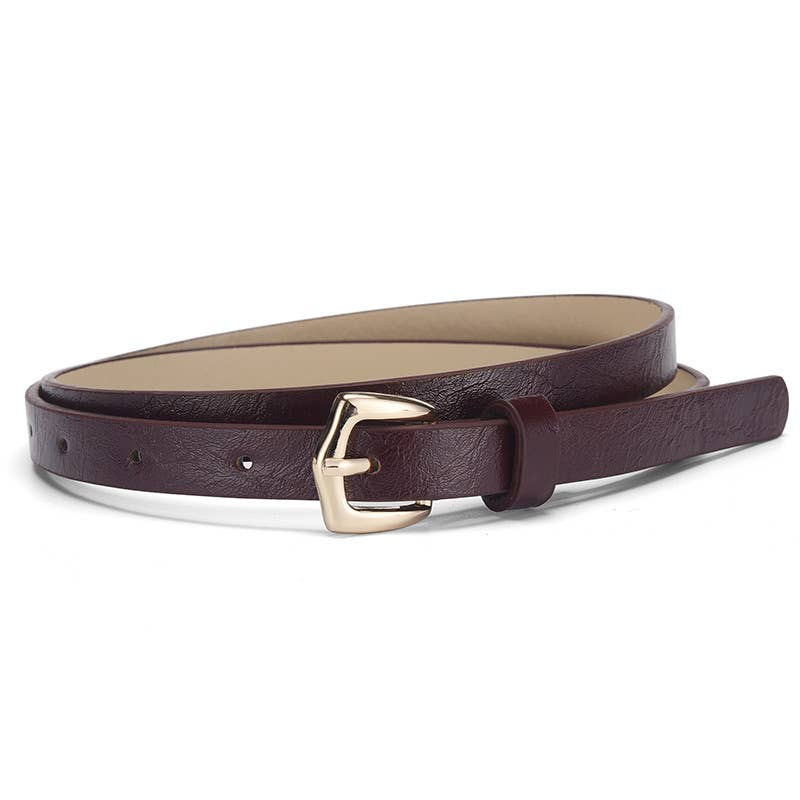 Minimalist belt with sense of fashion and luxury