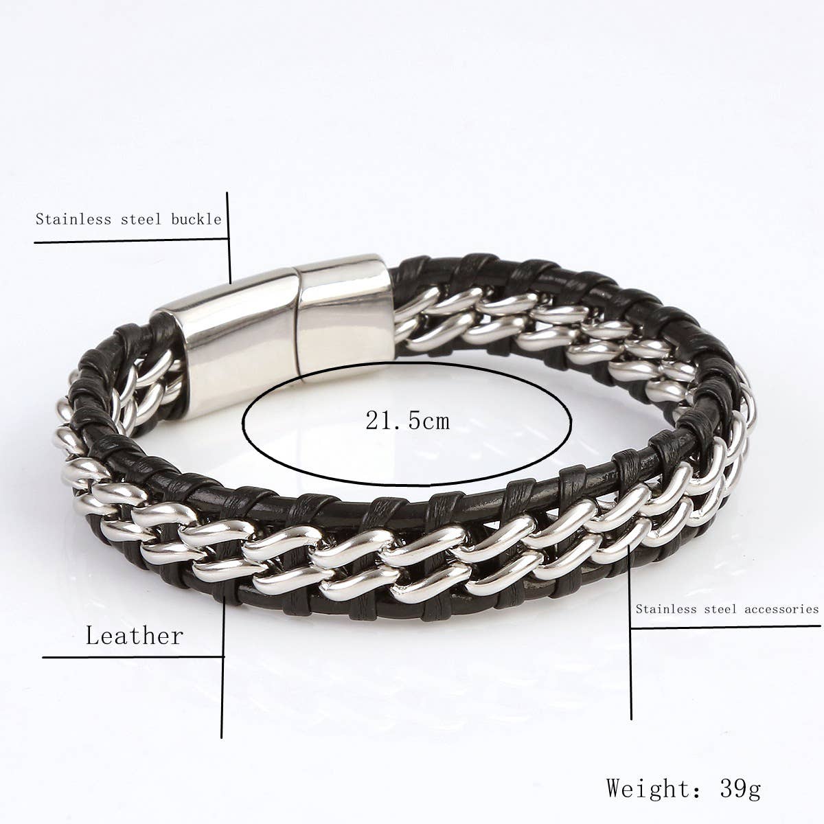 FASHIONABLE WOVEN BRACELET CHAIN BRACELET