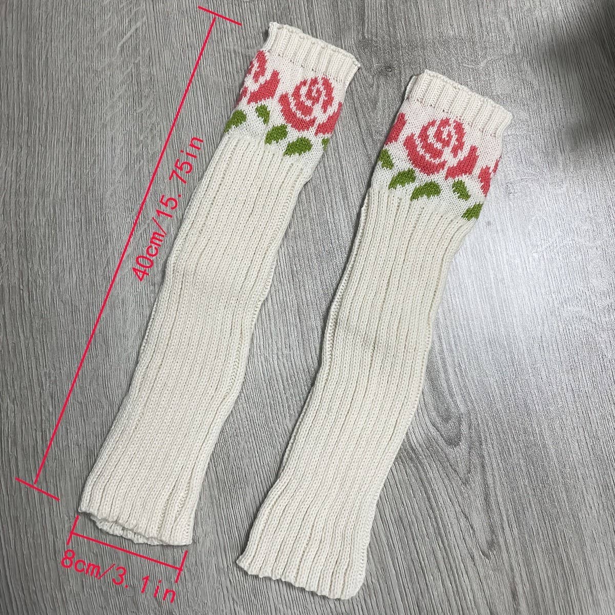 AUTUMN AND WINTER KNITTED JACQUARD GLOVES_CWMM1672