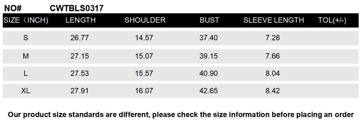 CWTBLS0317_V Neck Ruffle Short Sleeve Blouse