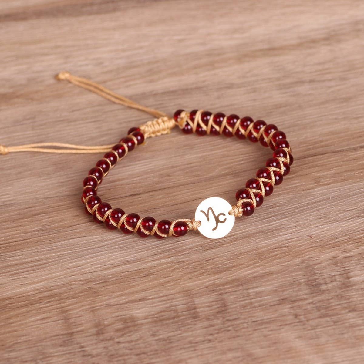 CONSTELLATIONS 4MM STONE BEADS BRAIDED BRACELETS