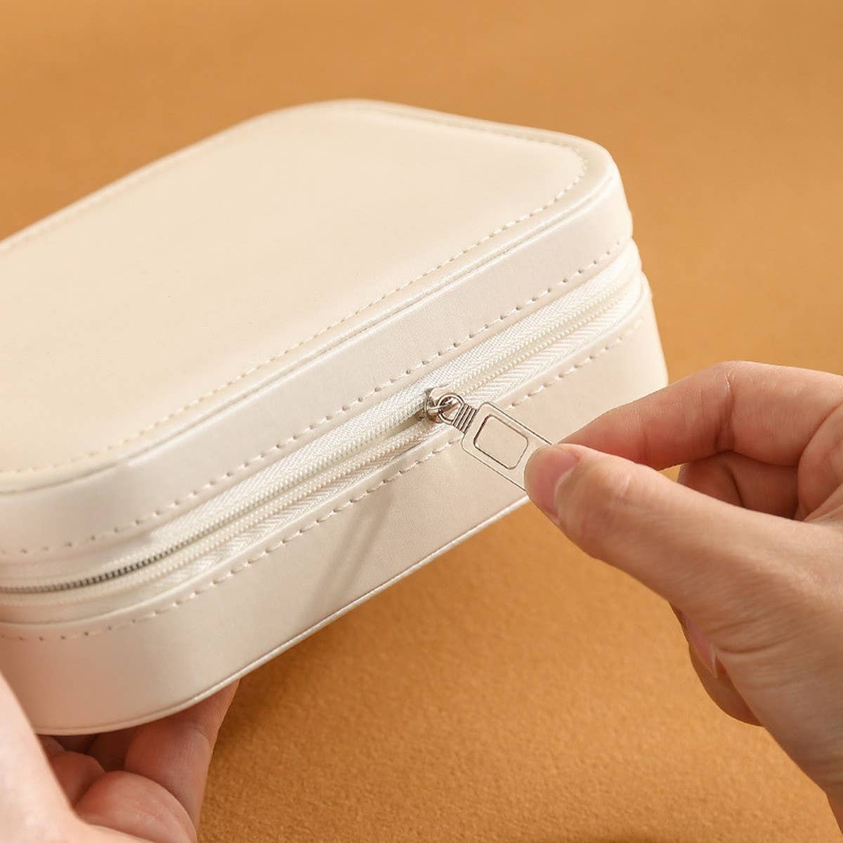SOLID COLOR SIMPLE JEWELRY STORAGE BOX_CWAJE1542