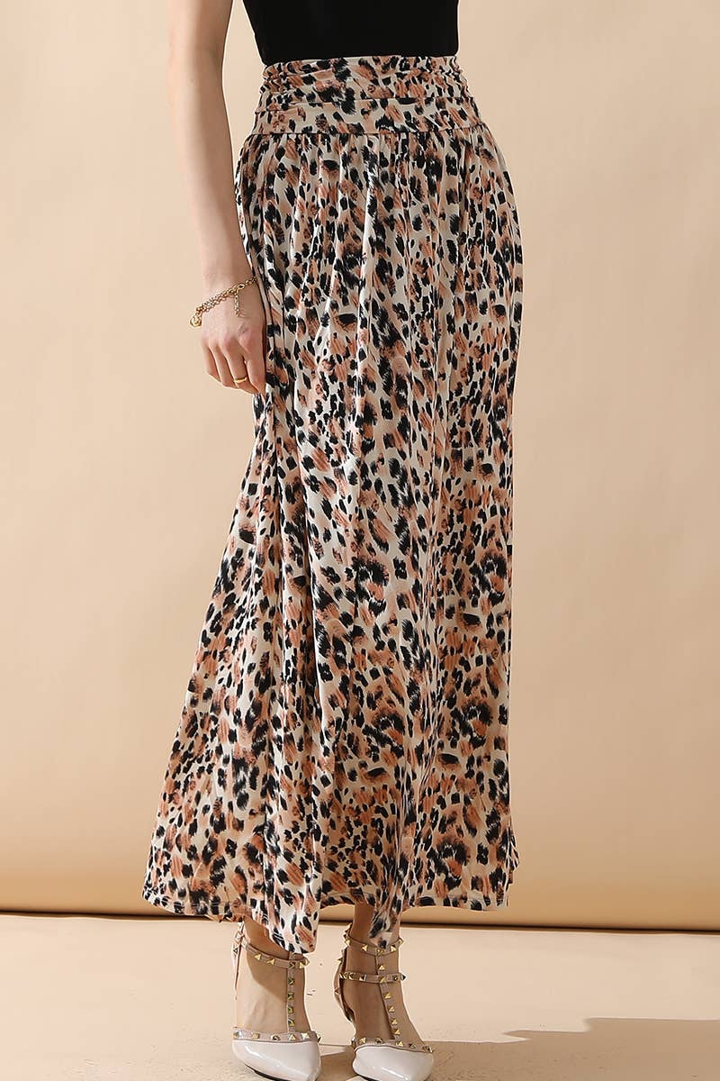 CWBLS116_CASUAL LONG LENGTH MAXI STYLE WAIST LIGHT SKIRT