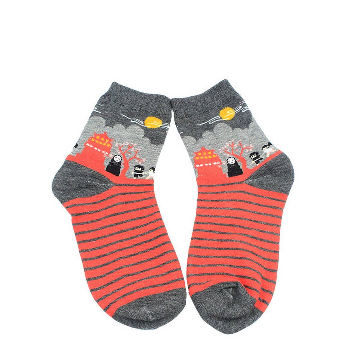 TOTORO SOCKS CREATIVE CARTOON COTTON BOAT SOCKS_CWAH1109