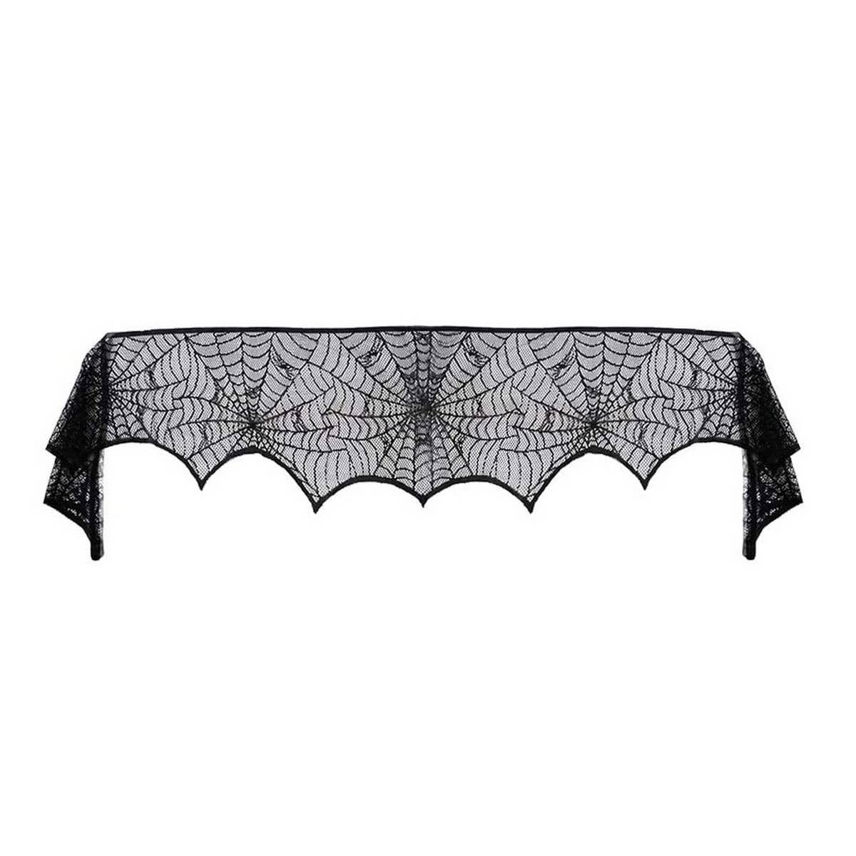 HALLOWEEN FIREPLACE CLOTH LACE DECORATION FABRIC