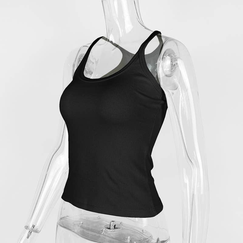 COTTON RIBBED WAISTBAND TOP