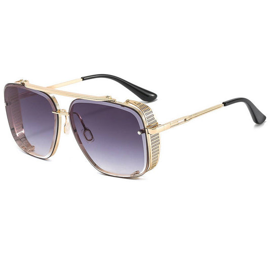 Trendy Unisex Metal Punk Flip-Up Sunglasses