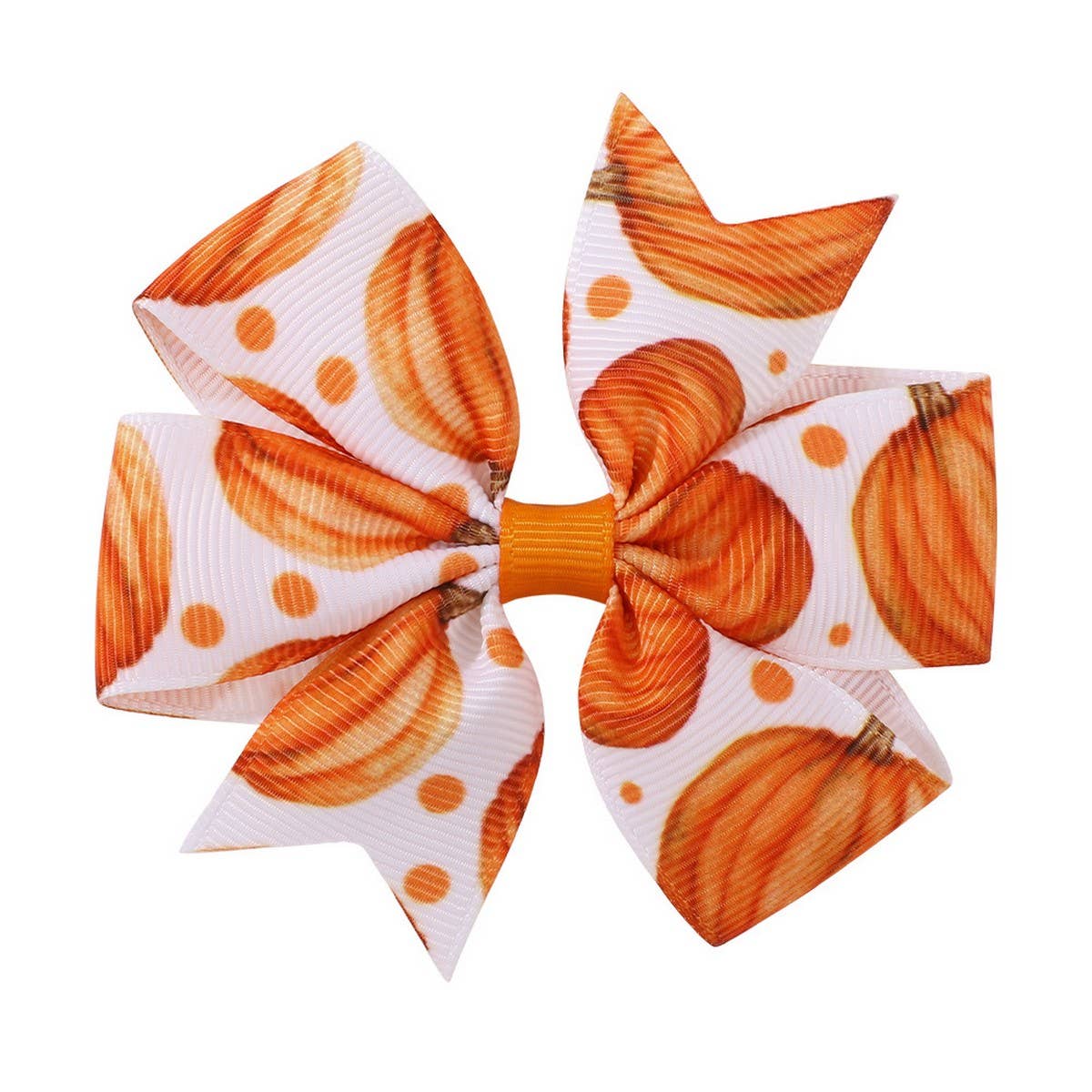 Thanksgiving Turkey Pumpkin Tail Hair Clip