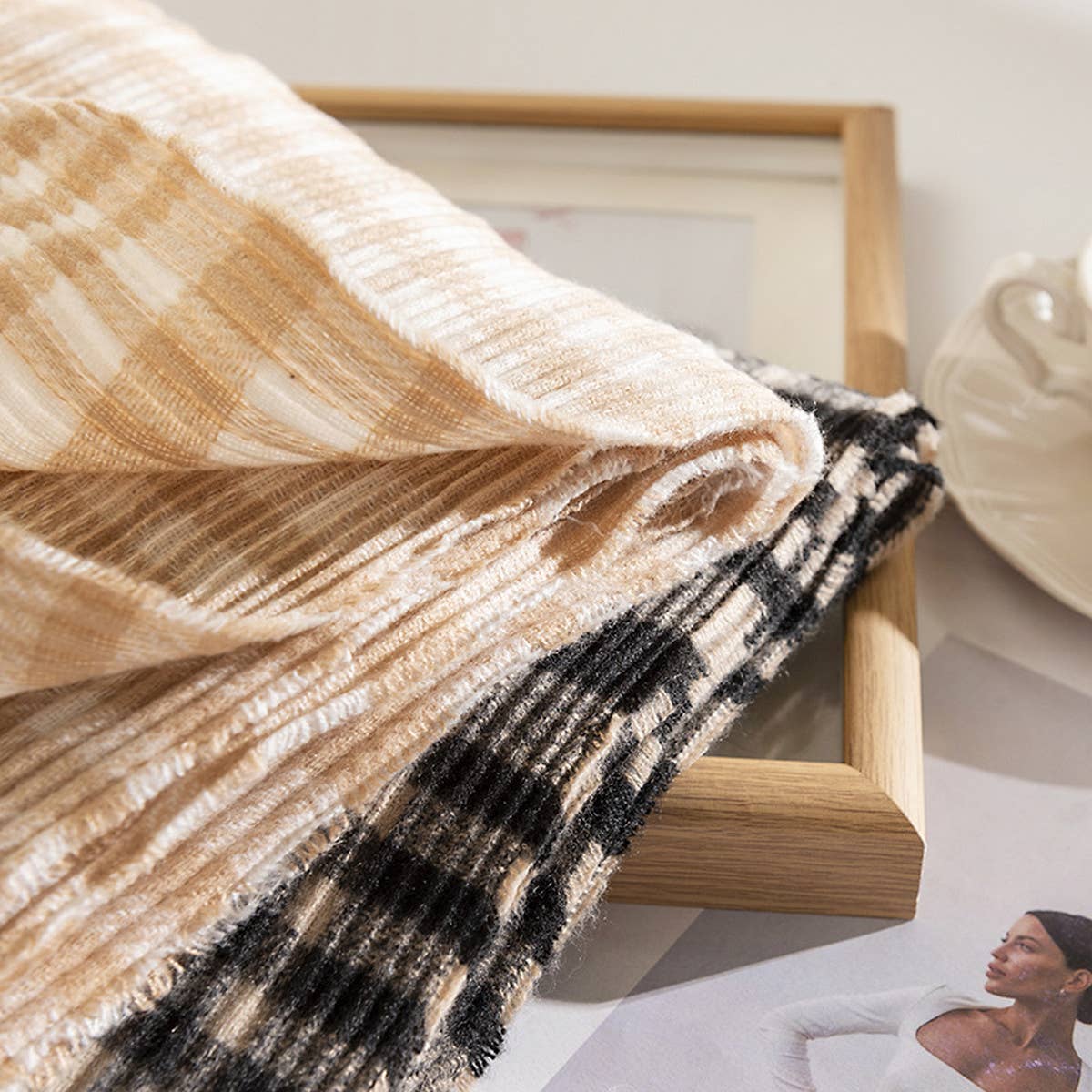 2024 NEW SWEET PLAID SCARF_CWASC1002