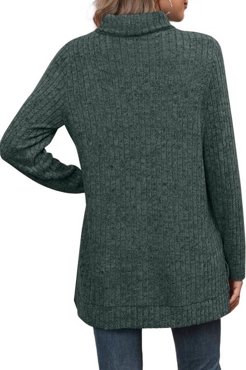 CWOSWL6444_WINTER TURTLENECK SWEATER WITH LONG SLEEVES
