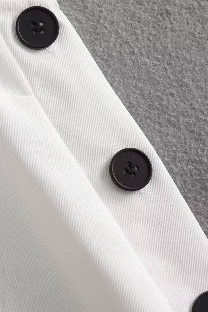 CWDMD2734_SOLID COLOR ROUND NECK SLEEVELESS SLIT LONG DRESS