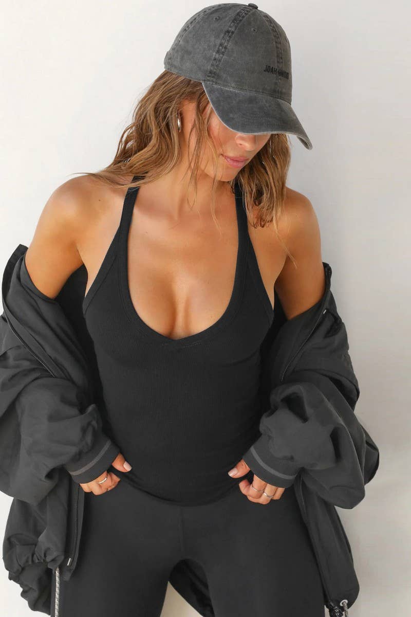 CWOV0768_NEW SPRING AND SUMMER SEXY SLIM KNITTED VEST