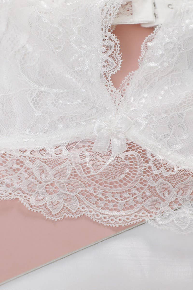 CWMU00305_SEXY FRENCH LACE TRIANGLE WIRELESS BRA