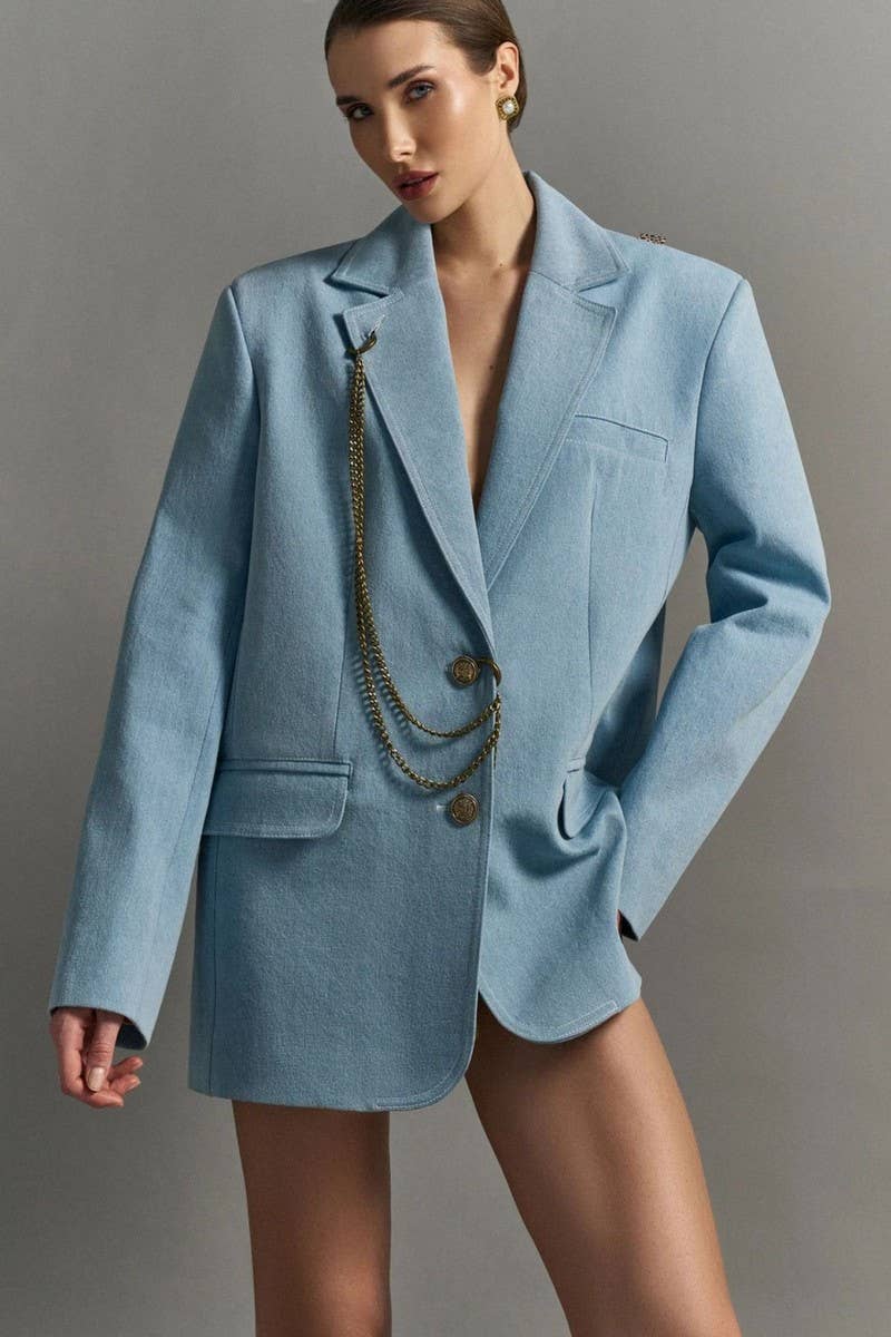 CWJJ0249_SOLID COLOR LACE-UP LOOSE ROBE KNITTED CARDIGAN