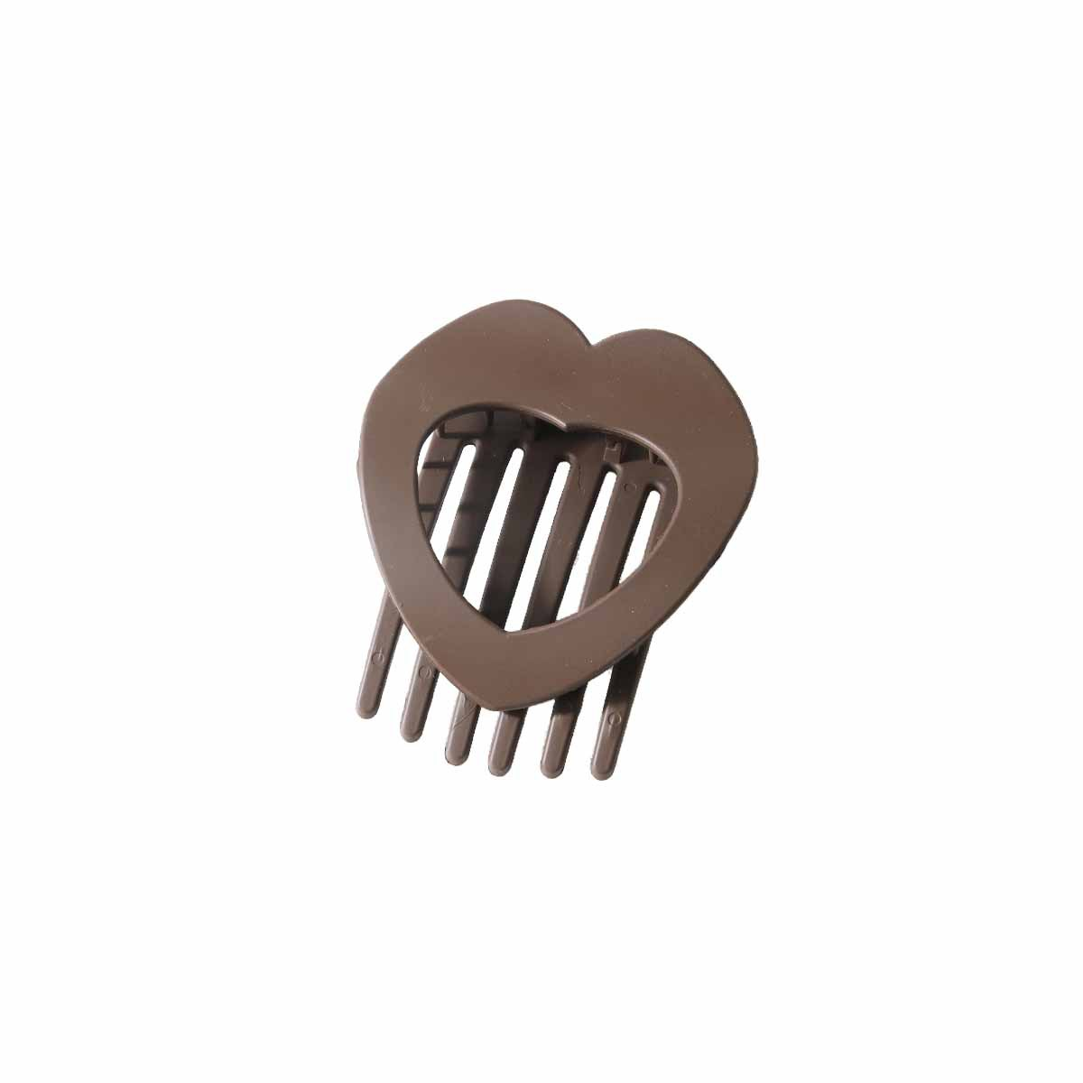 Flat Heart Hair Clip ? Strong Grip Duckbill