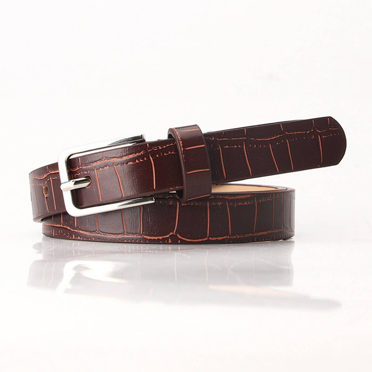 CLASSIC SIMPLE LEOPARD ZEBRA THIN BELTS_CWABE0398