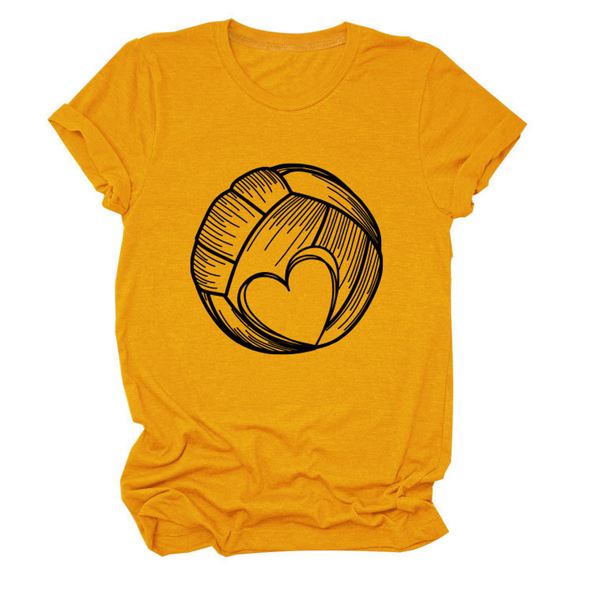Love Football T-Shirt ? Casual Plus Size Top