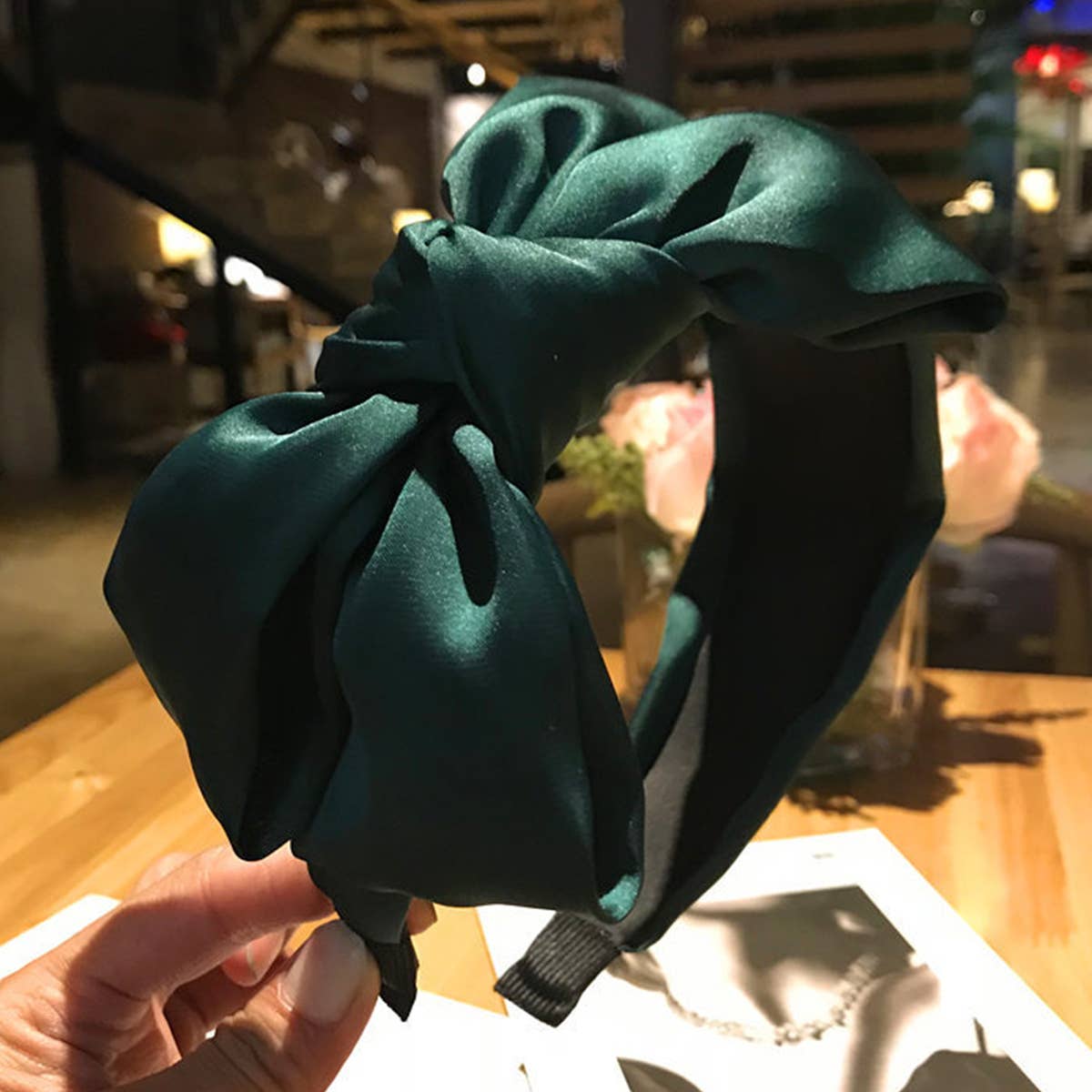 BOW DECOR HAIR HOOP_CWAHA0191