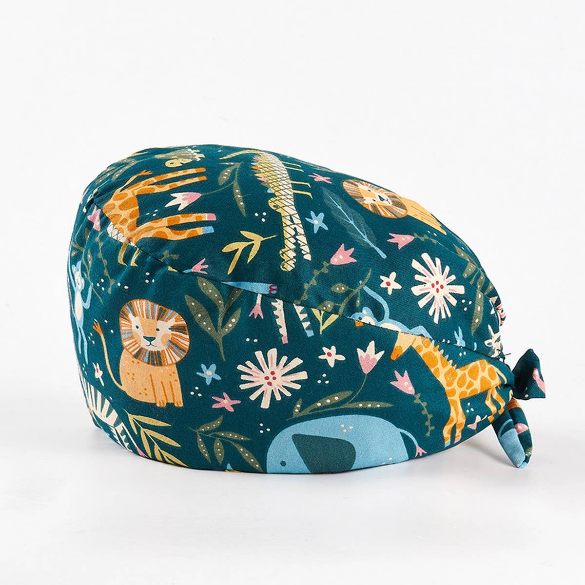 CHERRY BEAR PRINTED NURSE CAP PURE COTTON HAT_CWAH3324