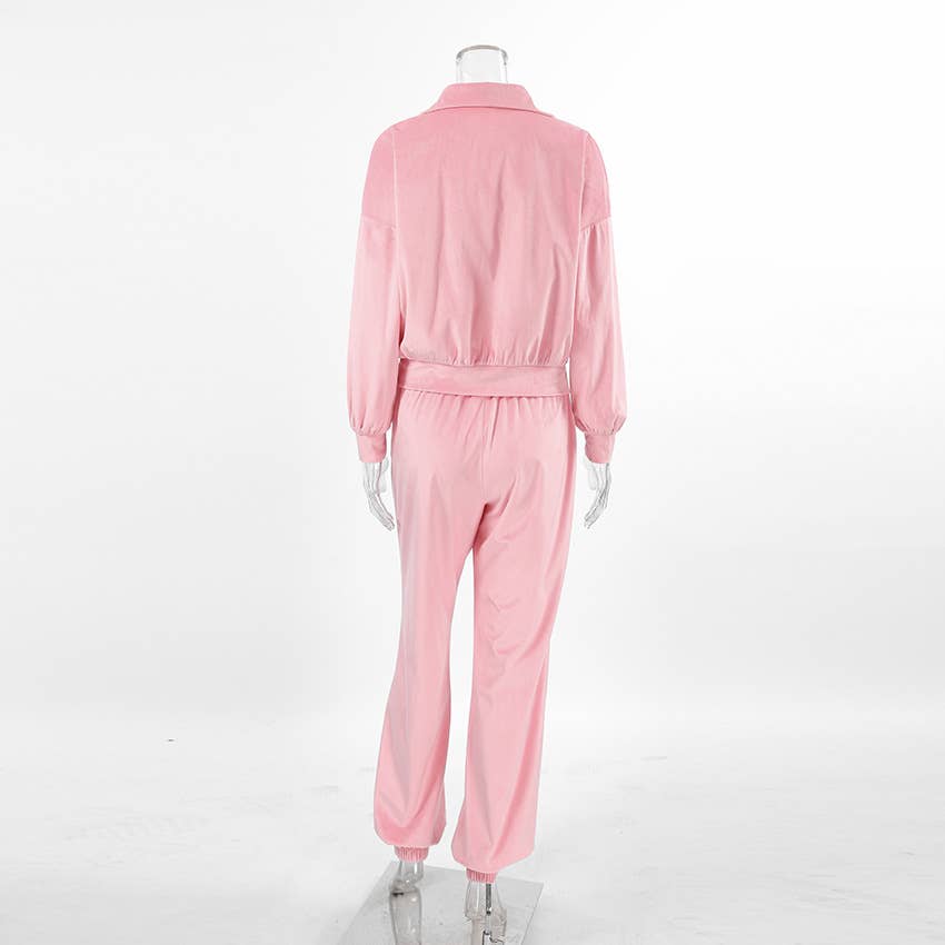 CWSTB1403_ALL SOLID COLOR FASHION SWEATSHIRT TRACKSUIT