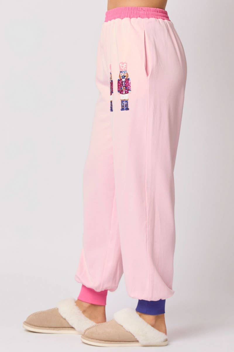 CWSTB00496_CHRISTMAS SOLDIER SEQUINED SWEATSHIRT SET