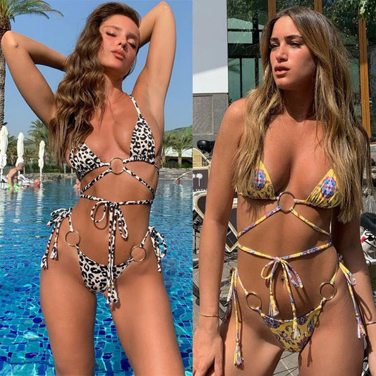2024 NEW LACE PRINT BIKINI SWIMSUIT_CWMW0254