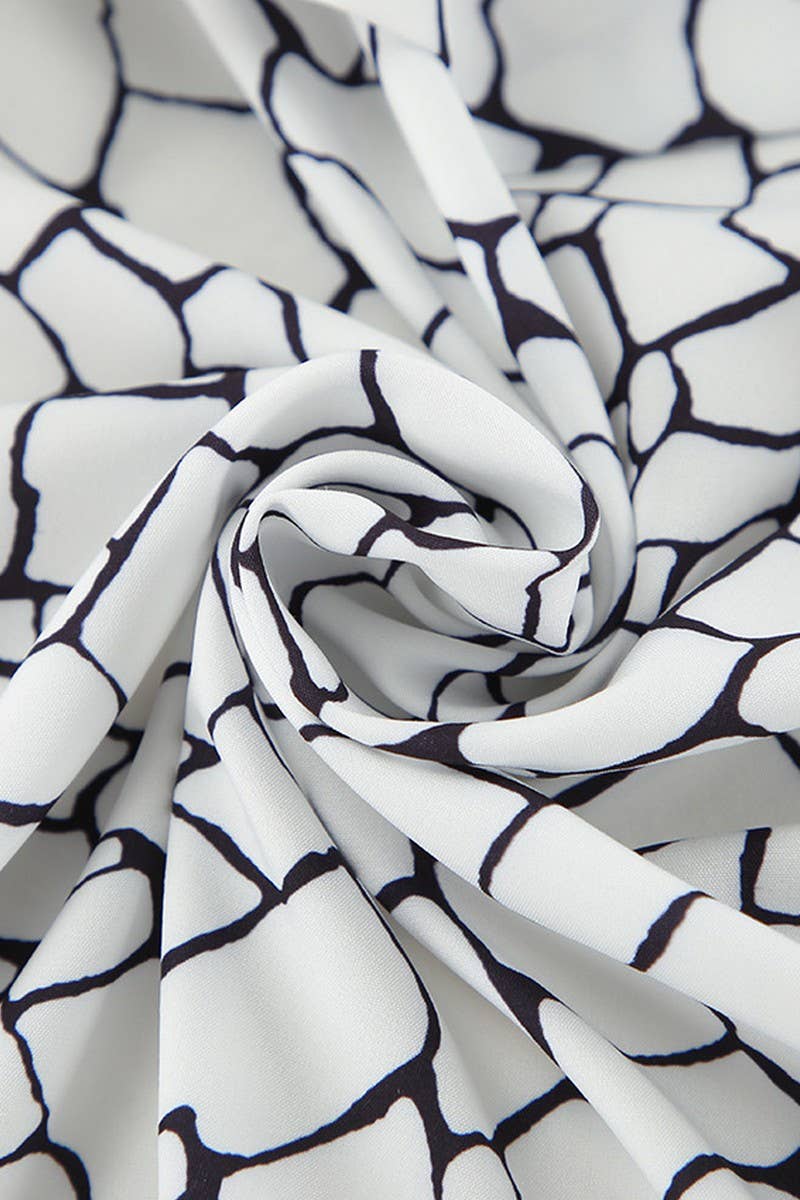 CWSPJ00531_PRINTED PAJAMA SET WOMEN AUTUMN LONG SLEEVE PANTS