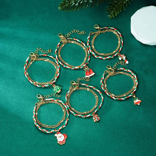 CHRISTMAS HANDMADE CHAIN BRACELET