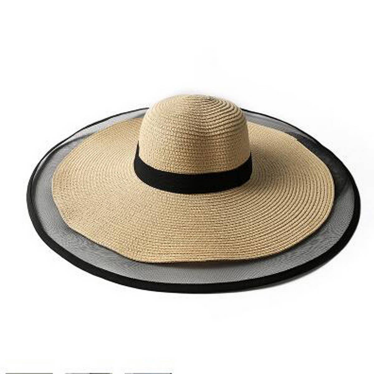 OVERSIZED BRIM MESH FISHERMANS HAT SUNSHADE HAT_CWAH1165