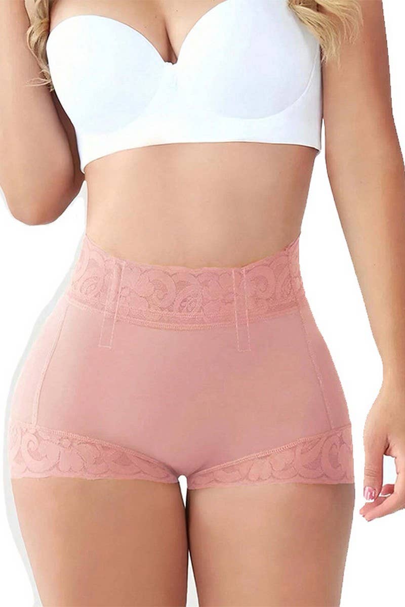 CWMU0314_LACE BODY SHAPING BUTTOCKS SHAPING PANTIES