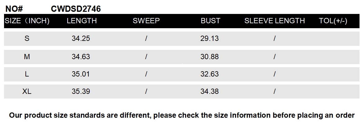 CWDSD2746_V-Neck Sleeveless Smocking Detailed Tiered Dress