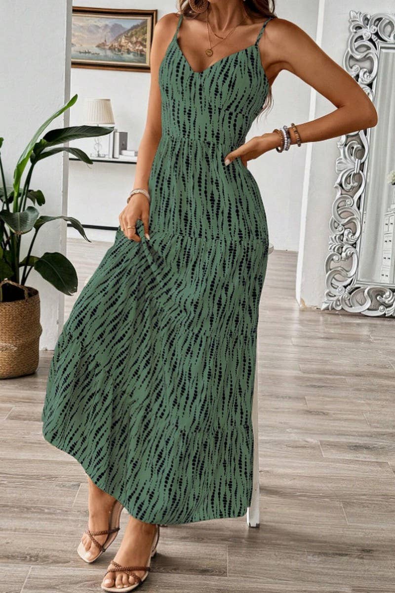 CWDMD5874_ASYMMETRICAL STRIPED CAMI MAXI DRESS