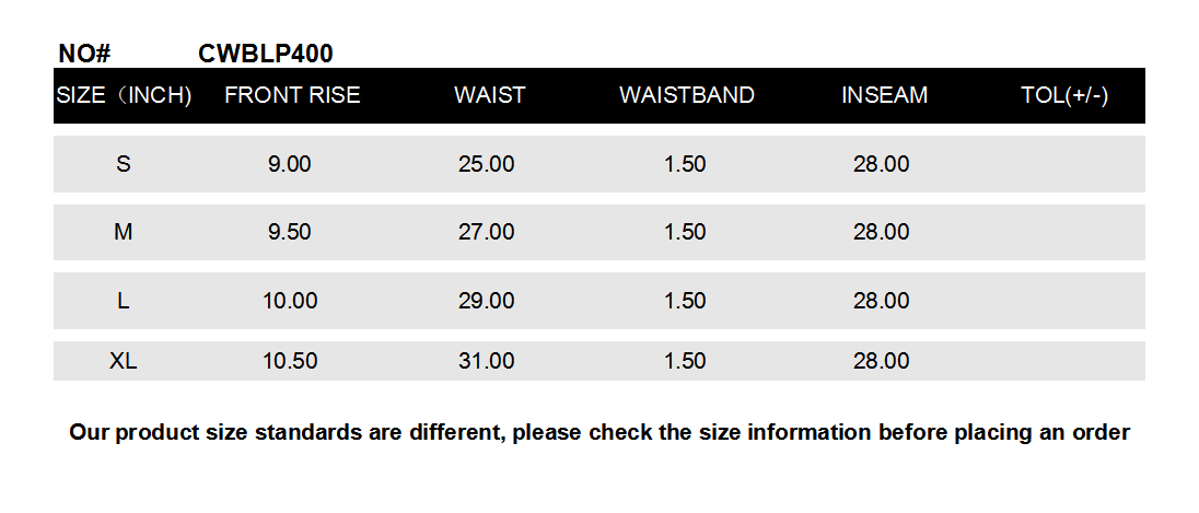 CWBLP400_Elastic Waist Cargo Pants Cotton Cargo Work Pants