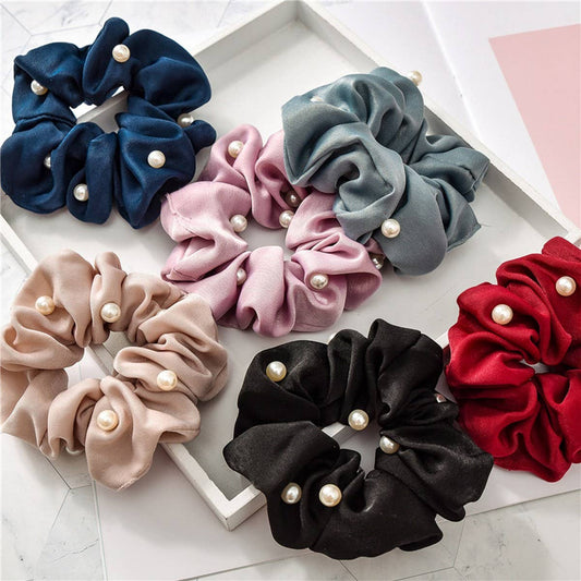 NEW SWEET BEADED LARGE INTESTINE HAIR TIE_CWAHA2423