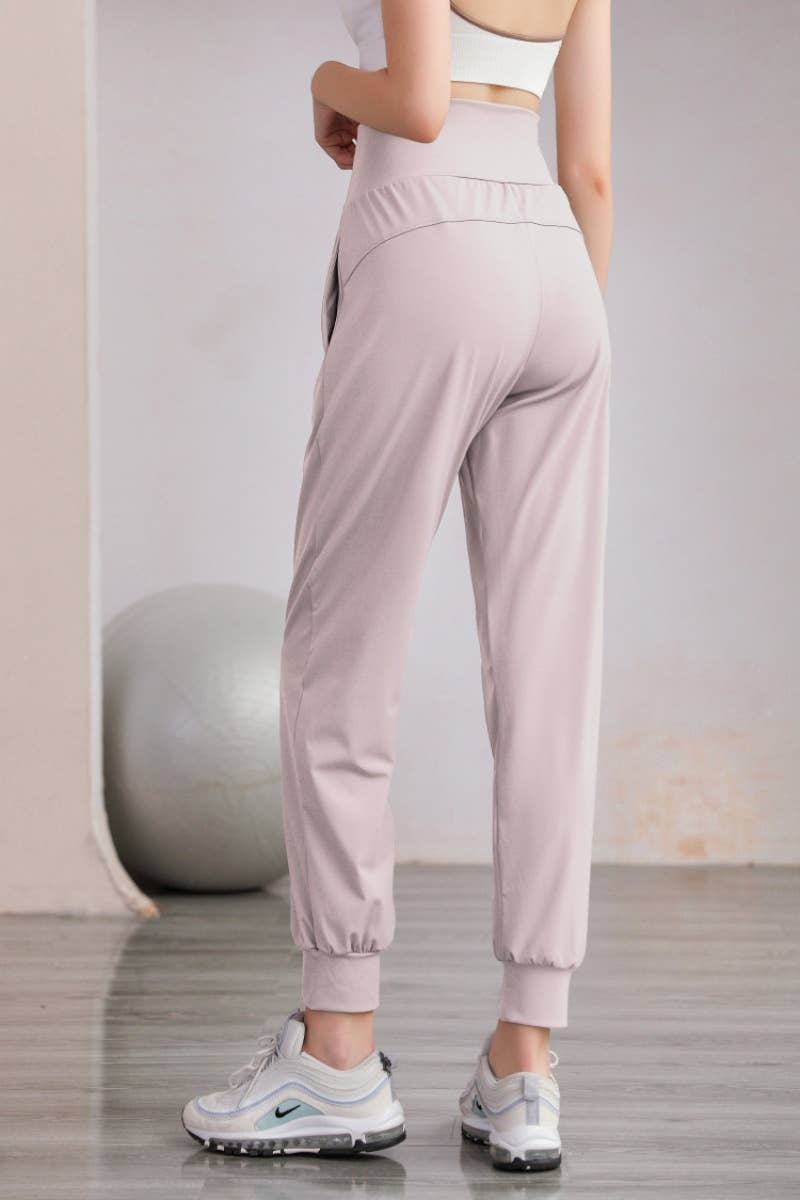CWBMP0192_LOOSE HIGH-WAISTED YOGA EXERCISE HARUN LEG PANTS