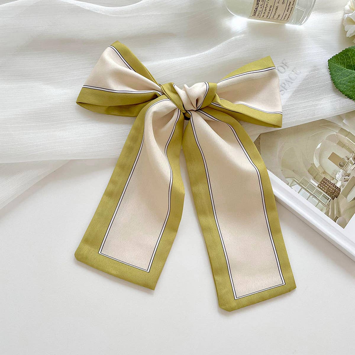Long Thin Ribbon Scarf ? Ponytail, Neck, or Purse