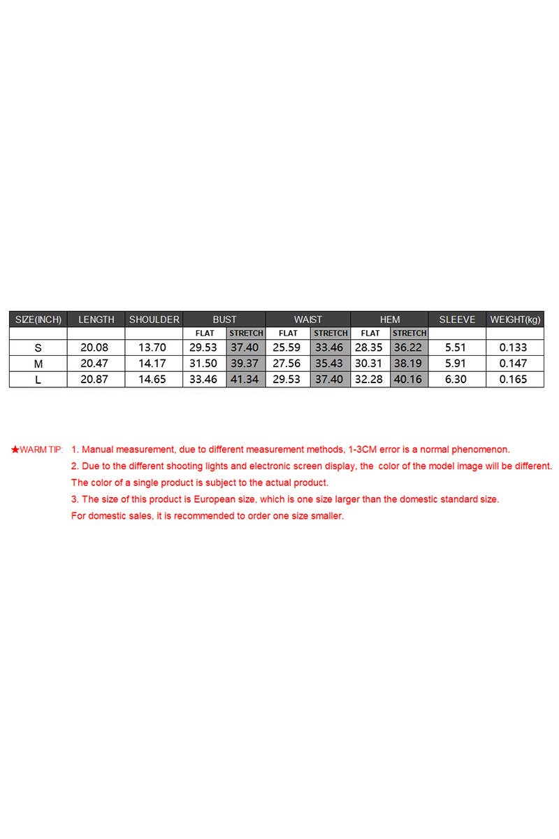 CWTTS1584_FASHION SIMPLE SLIM SEXY HOT GIRL PURE DESIRE TOP