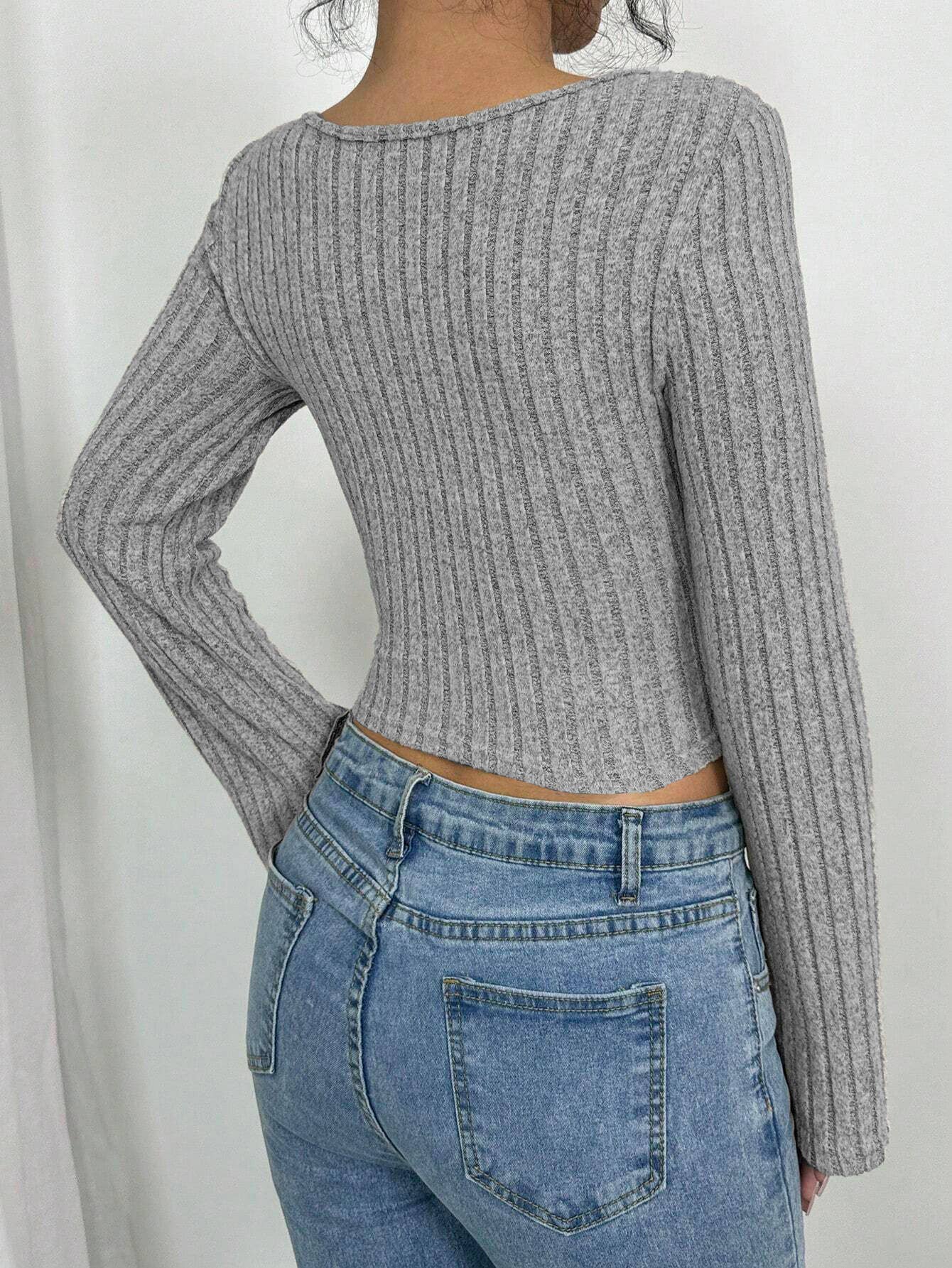 ELEGANT SLIM SHORT INTELLECTUAL STYLE T-SHIRT