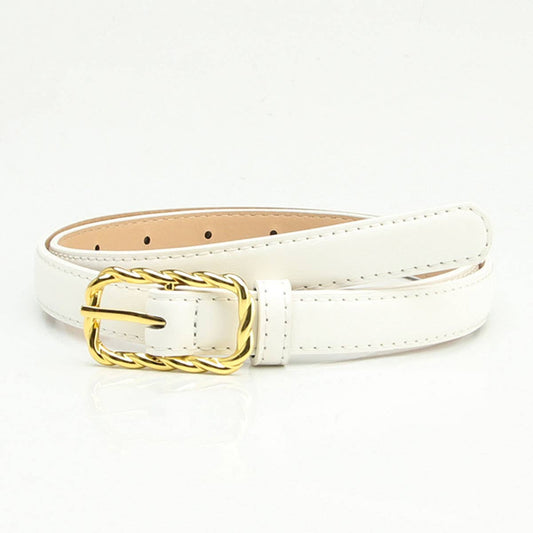 Casual and versatile alloy pin buckle belt