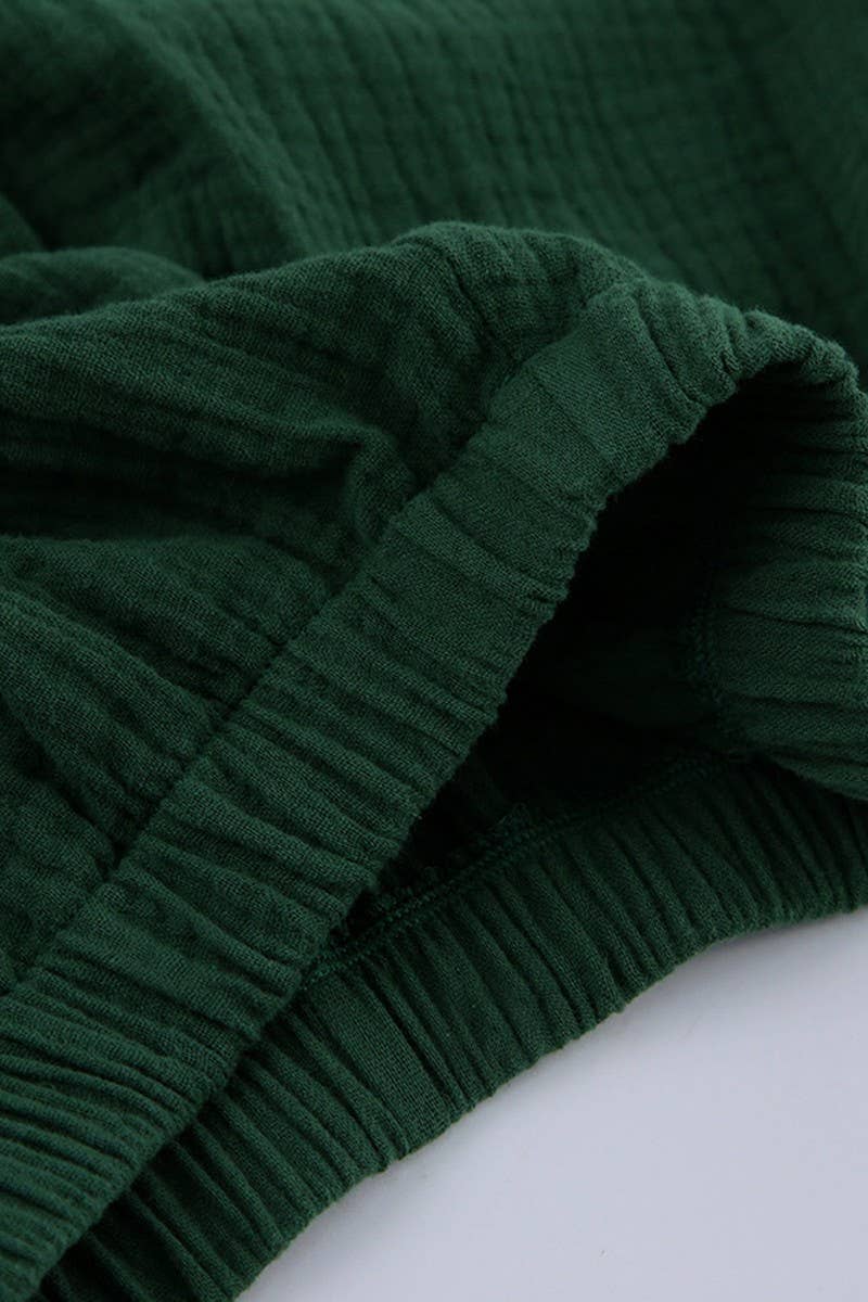 CWSPJ0081_LONG SLEEVE CARDIGAN WITH BELT PANTS PAJAMAS SET