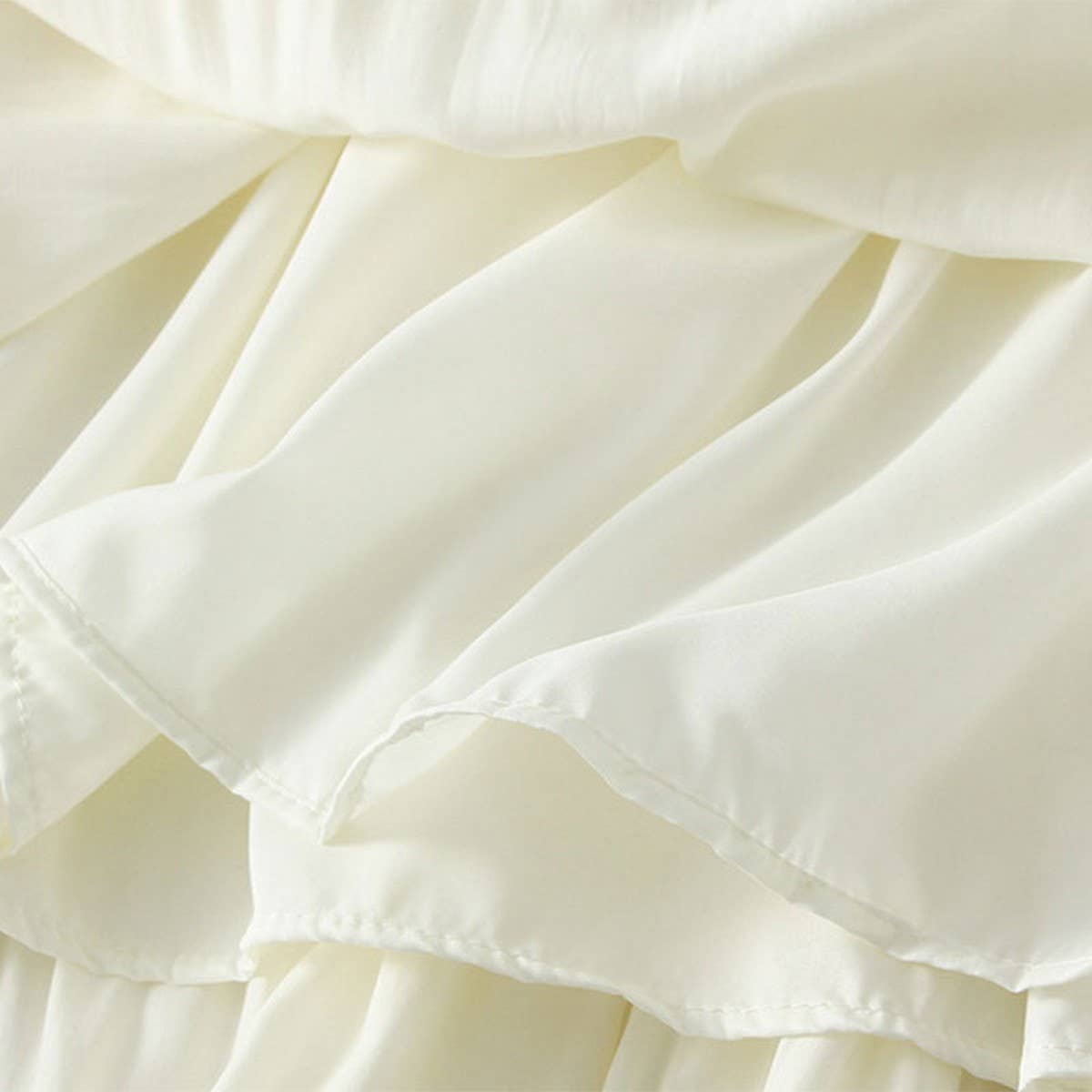 CAKE SKIRT HALF SKIRT BOW A-LINE LONG SKIRT_CWBMS0319