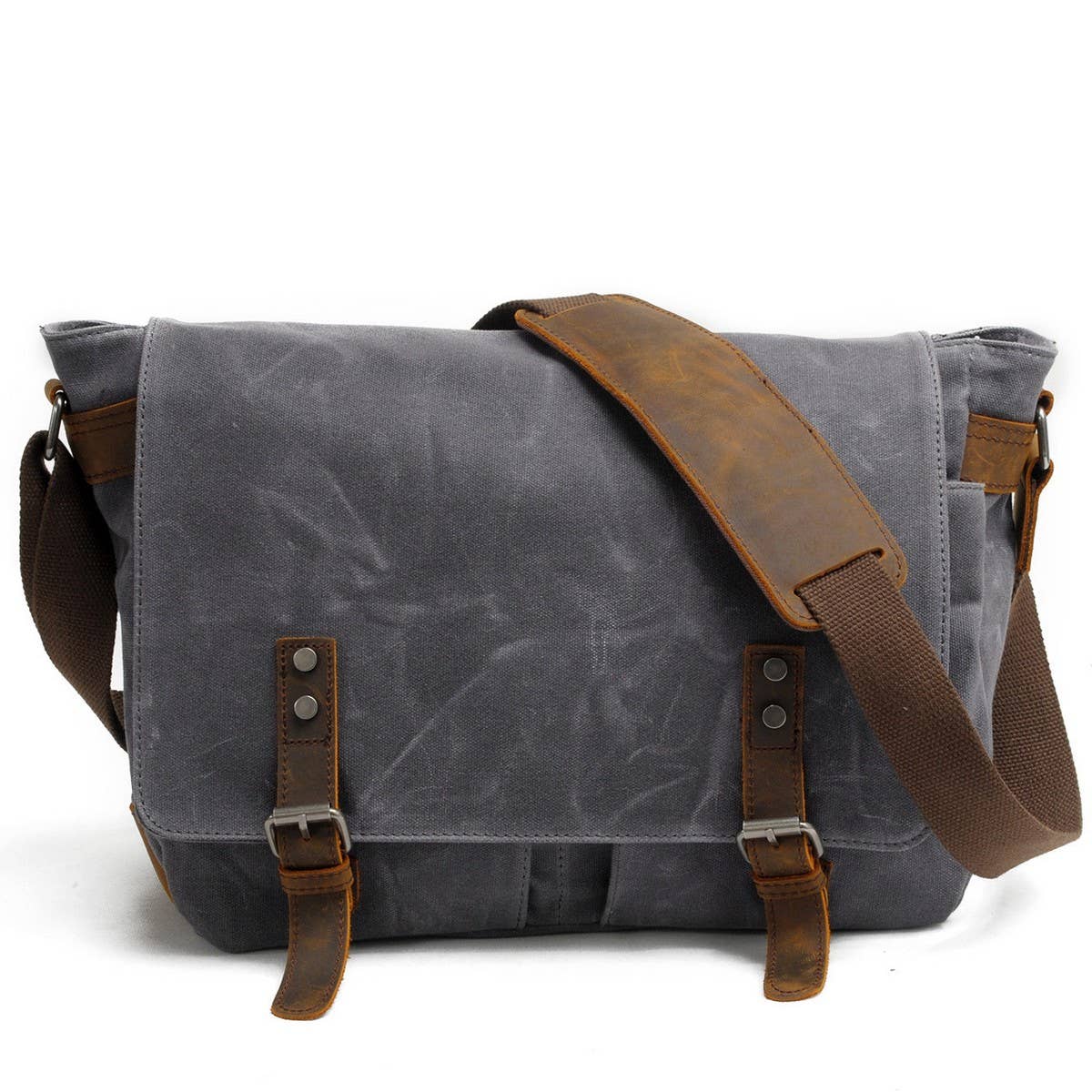 Waterproof Waxed Canvas Camera Satchel for Men_CWAB5569