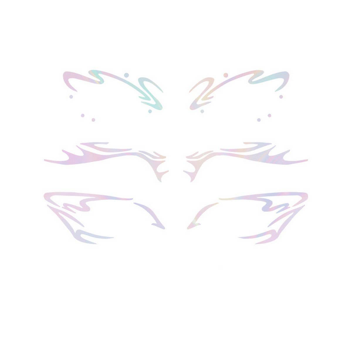 3D Laser Eye Makeup Tattoo Stickers Waterproof_CWMM8358