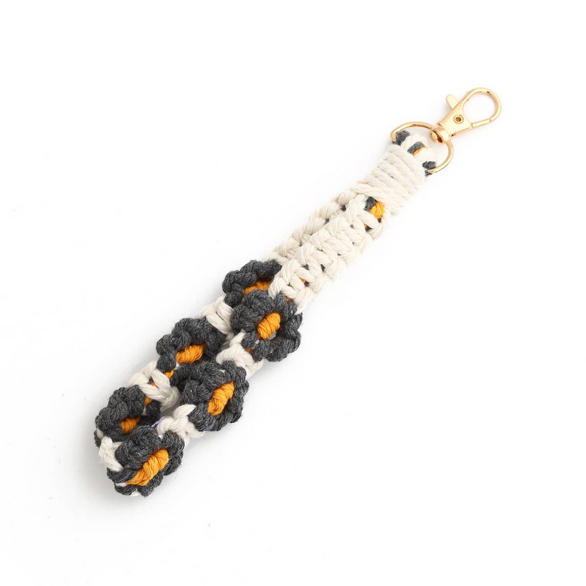 Dopamine Color Daisy Wrist Strap Keychain_CWAB5080