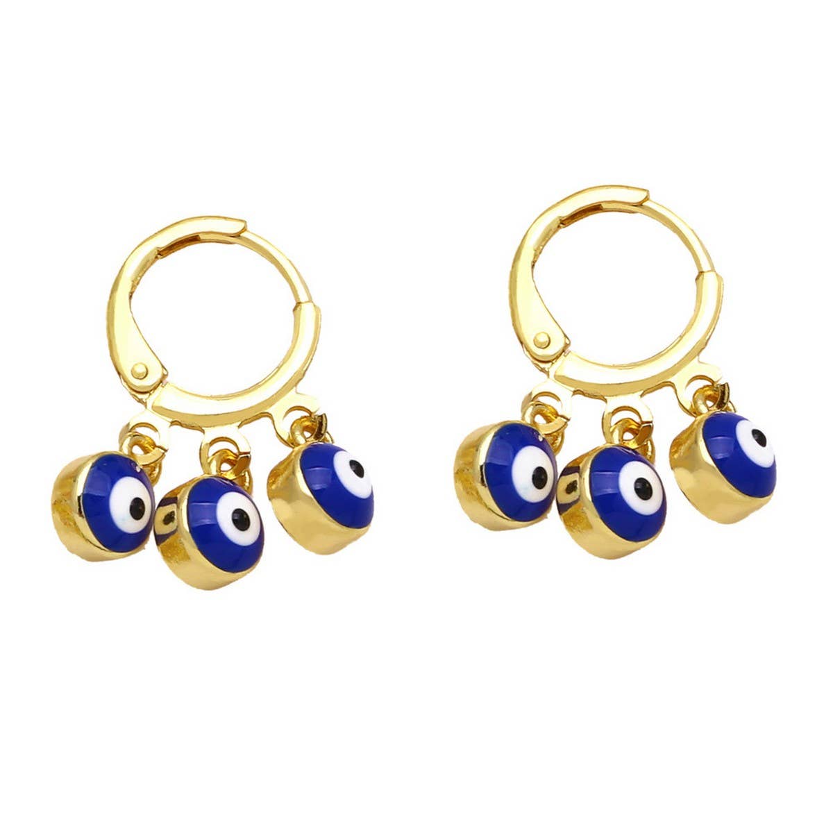RETRO COLORFUL OIL DROP DEVIL'S EYE EARRINGS_CWAJE1021