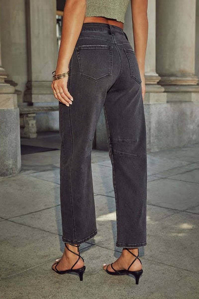 CWJP0597_WASHED MID-RISE LOOSE STRAIGHT LEG JEANS